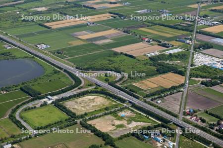 道央自動車道江別東インター