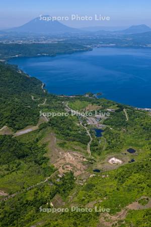 有珠山西山火口周辺