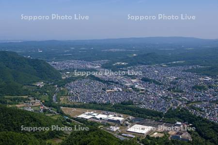 豊平川白川第1浄水場から藤野