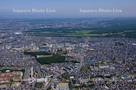 西岡中央公園周辺