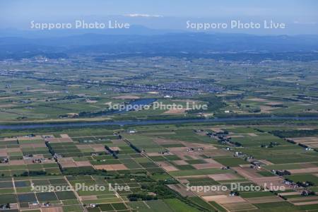 石狩川江別市美原旧石狩川幌向周辺