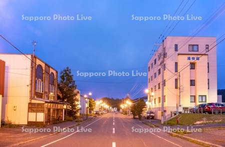 豊富温泉街夜景