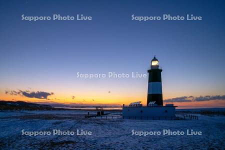 能取岬夕景