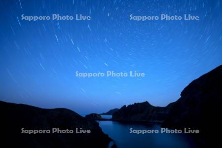 澄海岬と星空