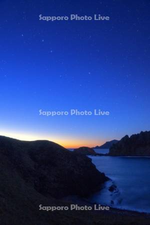 澄海岬と北斗七星