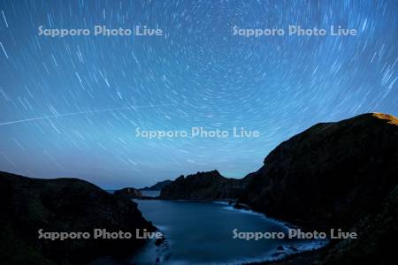 澄海岬と星空