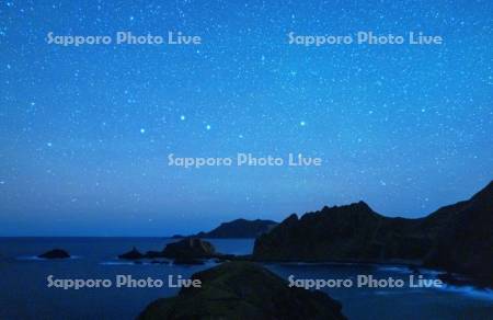 澄海岬と北斗七星