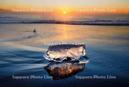 ジュエリーアイスと日の出
