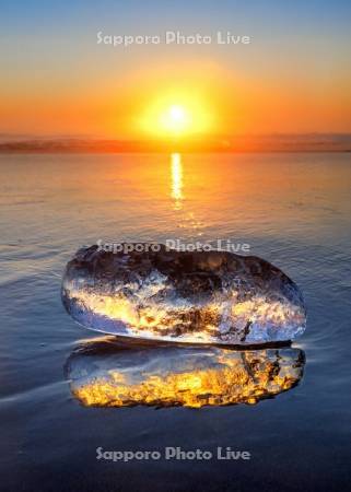 ジュエリーアイスと日の出