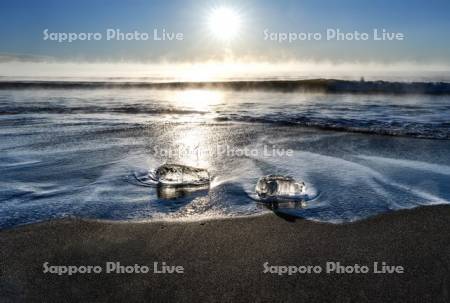 ジュエリーアイスと日の出