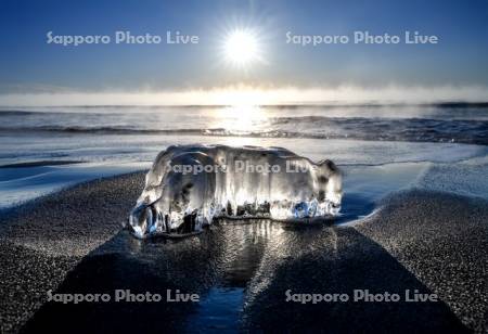 ジュエリーアイスと日の出