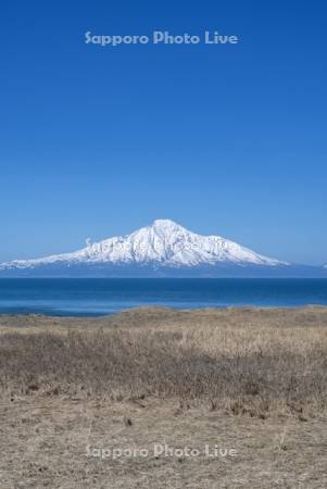 早春の利尻島
