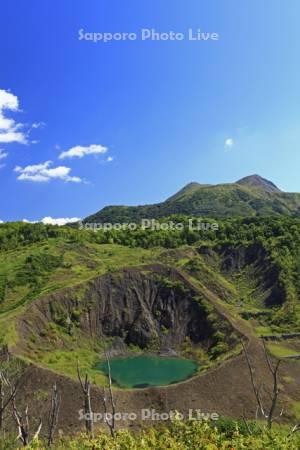 金比羅火口と有珠山