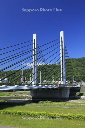 ミュンヘン大橋と豊平川