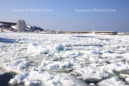 稚内港の流氷