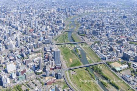 豊平川　南大橋～南七条大橋