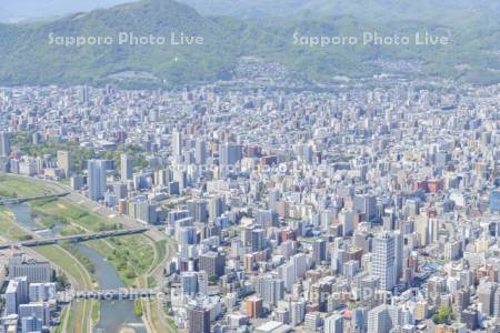 豊平橋～中島公園～藻岩山