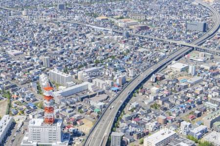 道央自動車道～学園都市線　新川駅