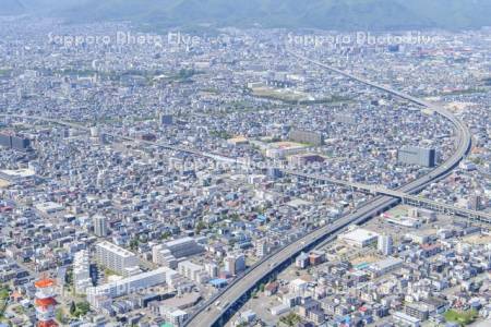 道央自動車道～学園都市線　新川駅