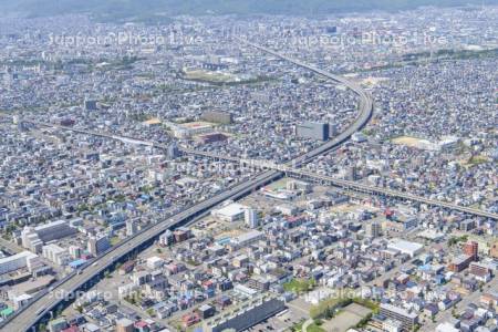 道央自動車道～学園都市線　新川駅