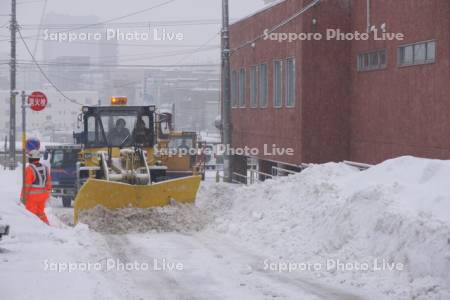 除雪作業