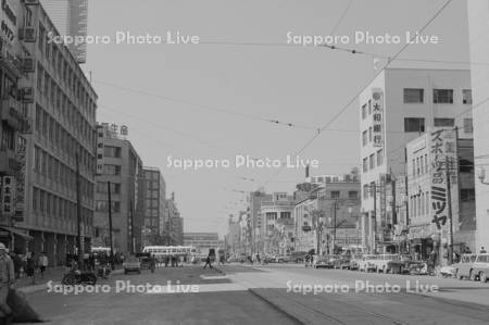 昭和38年　札幌駅前