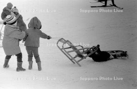 昭和42年　美香保公園　雪まつり