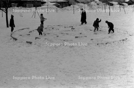 昭和42年　美香保公園　雪まつり