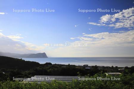 シリパ岬と日本海