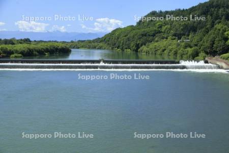 十勝川　千代田堰堤