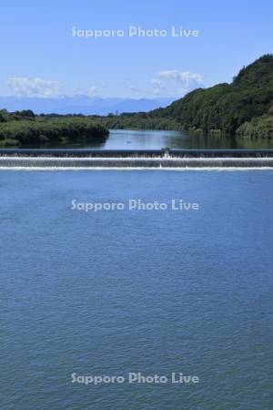 十勝川　千代田堰堤