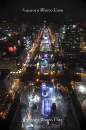 夜の大通公園