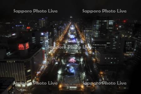 夜の大通公園