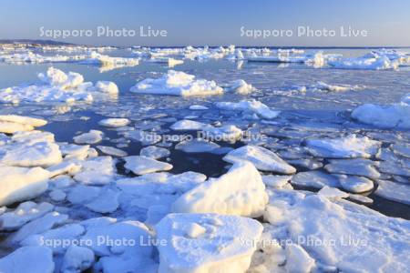 オホーツク海の流氷