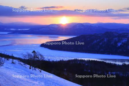 美幌峠の日の出