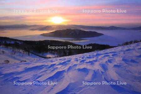 美幌峠の日の出