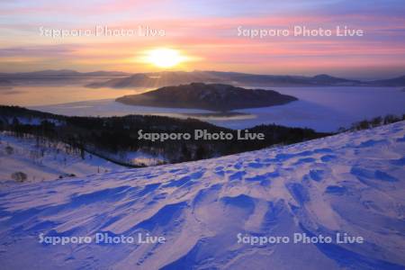 美幌峠の日の出