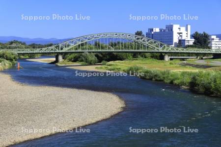 旭橋と石狩川