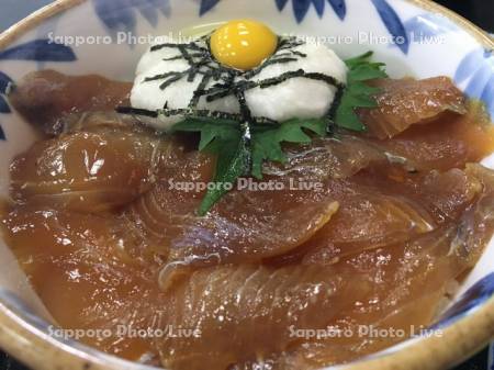 ヒラメの漬け丼