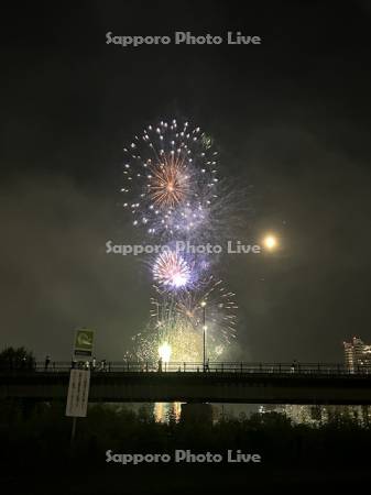 道新・UHB花火大会と南大橋