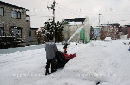 除雪作業