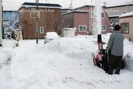 除雪作業