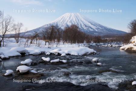 尻別川と羊蹄山