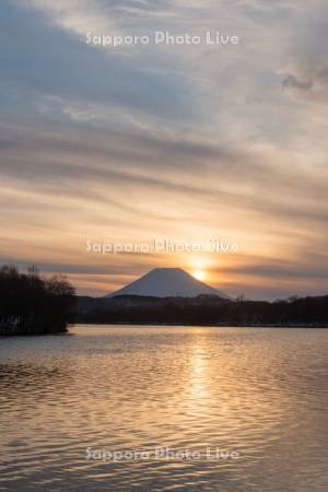 尻別川と羊蹄山