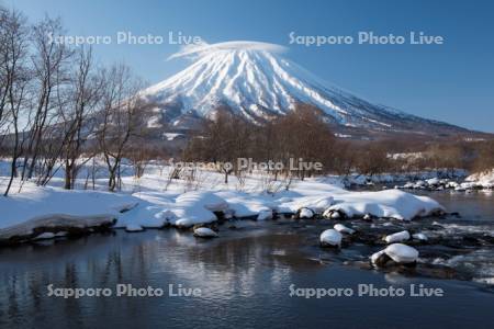 尻別川と羊蹄山