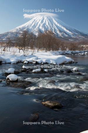 尻別川と羊蹄山