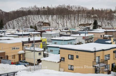 無落雪屋根の住宅