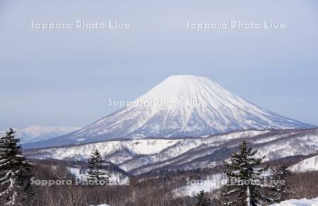 中山峠より羊蹄山