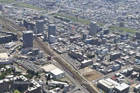 苗穂駅　創成川イースト