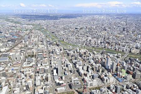 創成川イースト～苗穂駅～バスセンター前駅